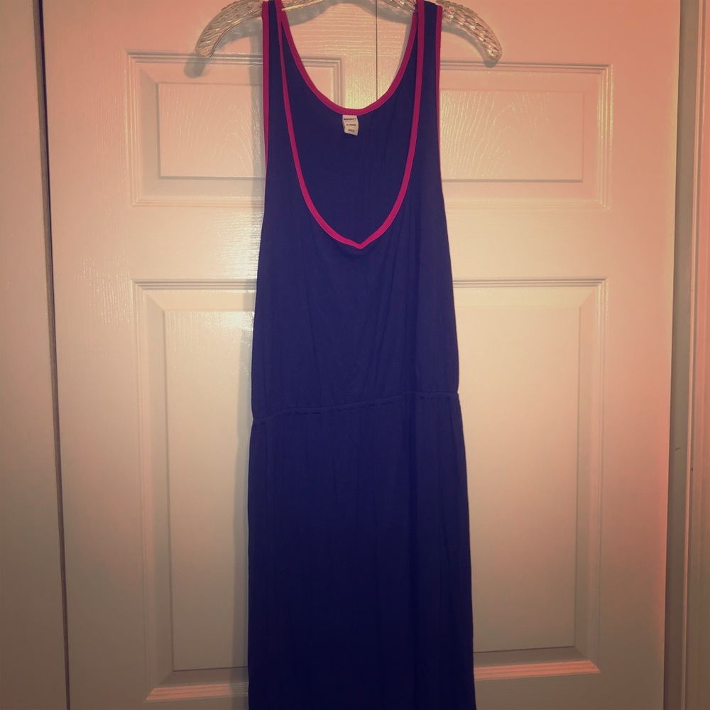 Old Navy Racerback Contrast Piping Dress Sz XL